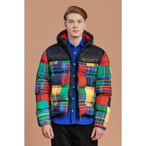 BUNDA GANT D2. PATCHWORK PADDED JACKET čierna XXXL