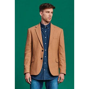 SAKO GANT D1. FLANNEL SUIT BLAZER hnedá 50