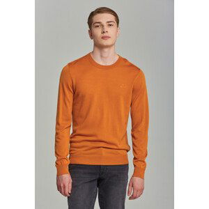 SVETER GANT WASHABLE MERINO C-NECK oranžová L