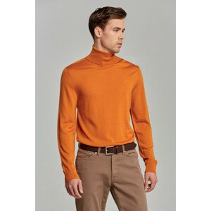 ROLÁK GANT WASHABLE MERINO TURTLENECK oranžová M