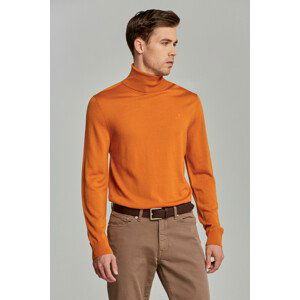 ROLÁK GANT WASHABLE MERINO TURTLENECK oranžová L