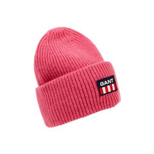 ČAPICA GANT D2. UNISEX GANT RETRO LOGO BEANIE ružová None