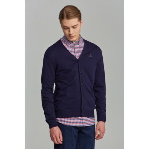 SVETER GANT D1. COTTON CASHMERE CARDIGAN modrá M