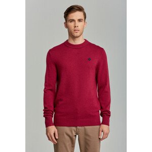 SVETER GANT D2. GEELONG WOOL C-NECK červená L