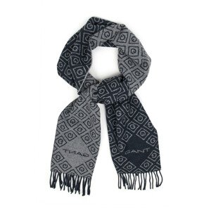 ŠÁL GANT D1. ICON G WOOL SCARF modrá None