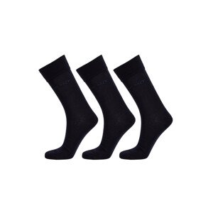 PONOŽKY GANT MERCERIZED COTTON SOCKS 3-PACK modrá None