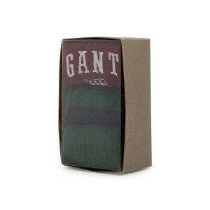 PONOŽKY GANT D2. SOCKS 3-PACK GIFT BOX červená None