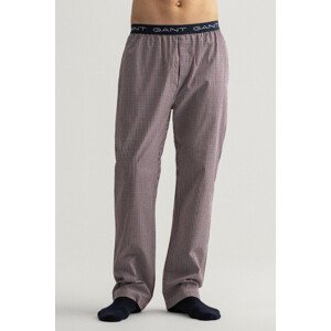 PYŽAMOVÉ NOHAVICE GANT MICRO CHECK PANTS modrá L