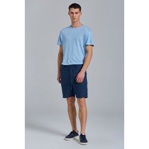 ŠORTKY GANT D2. RELAXED LINEN DS SHORTS modrá L