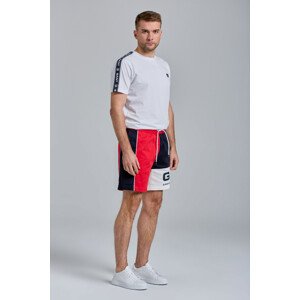 ŠORTKY GANT D2. BLOCKED RETRO SHEILD SHORTS červená XL