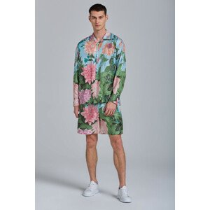 ŠORTKY GANT D2. DAHLIA PRINT SILK SHORTS ružová S