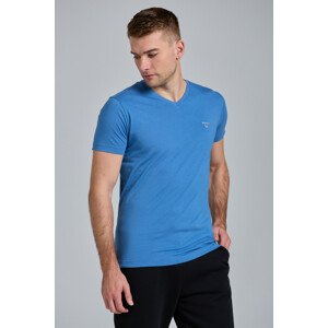 TRIČKO GANT ORIGINAL SLIM V-NECK T-SHIRT modrá M