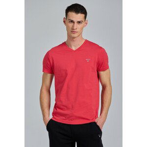 TRIČKO GANT ORIGINAL SLIM V-NECK T-SHIRT ružová XS