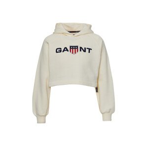 MIKINA GANT D1. RETRO SHIELD HOODIE biela 122/128