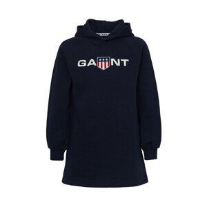 ŠATY GANT D1. RETRO SHIELD HOODIE DRESS modrá 170