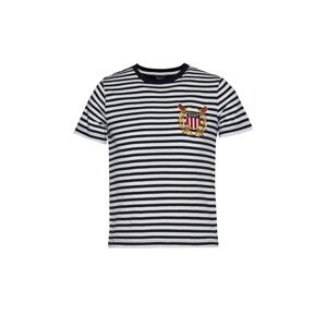 TRIČKO GANT D1. STRIPED SS-T-SHIRT modrá 98/104