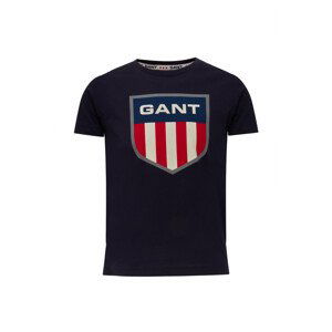 TRIČKO GANT D1. RETRO SHIELD SS T-SHIRT modrá 146/152