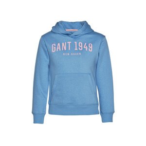 MIKINA GANT D2. GANT 1949 SS HOODIE modrá 146/152