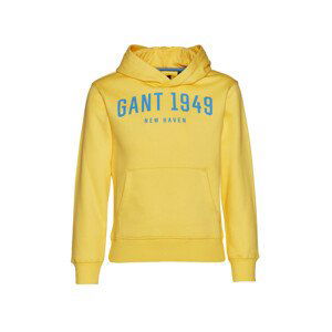 MIKINA GANT D2. GANT 1949 SS HOODIE žltá 122/128