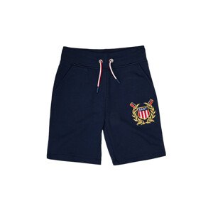 TEPLÁKOVÉ ŠORTKY GANT D1. GANT ROWING SHIELD SHORTS modrá 122/128