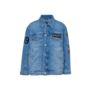 BUNDA GANT D1. SAILING DENIM JACKET modrá 170