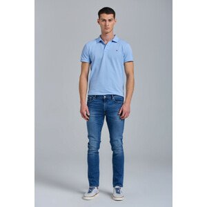 DŽÍNSY GANT D1. MAXEN GANT RETRO SHIELD JEANS modrá 34/32