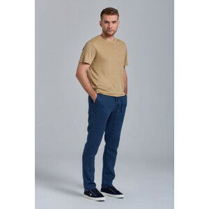 NOHAVICE GANT D2. RELAXED LINEN DS PANTS modrá M