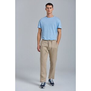 NOHAVICE GANT D2. RELAXED LINEN DS PANTS hnedá L