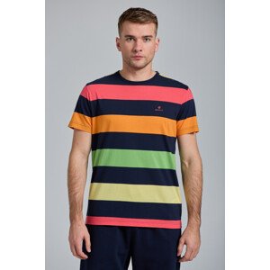 TRIČKO GANT BARSTRIPE SS T-SHIRT rôznofarebná XL