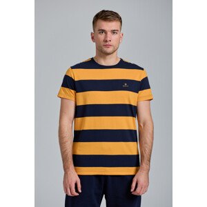 TRIČKO GANT BARSTRIPE SS T-SHIRT oranžová XS