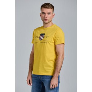 TRIČKO GANT ARCHIVE SHIELD SS T-SHIRT žltá 5XL