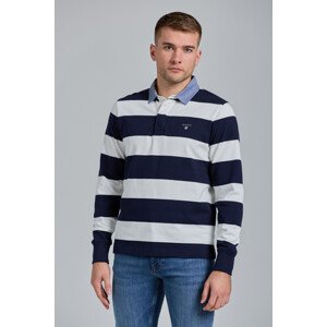 POLOKOŠEĽA GANT ORIGINAL BARSTRIPE HEAVY RUGGER biela XL