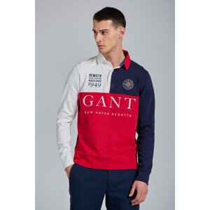 POLOKOŠEĽA GANT D1. GANT SAILING HEAVY RUGGER červená XXXL