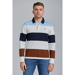 POLOKOŠEĽA GANT D1. MULTI COLOR HEAVY RUGGER modrá 4XL