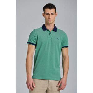 POLOKOŠEĽA GANT D2. 4-COL OXFORD PIQUE SS RUGGER zelená 4XL