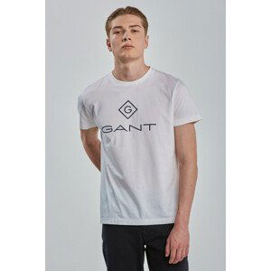 TRIČKO GANT LOCK UP SS T-SHIRT biela XL