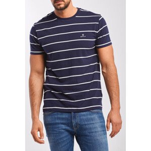 TRIČKO GANT BRETON STRIPE SS T-SHIRT modrá S