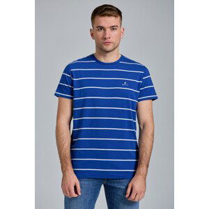 TRIČKO GANT BRETON STRIPE SS T-SHIRT modrá XXXL