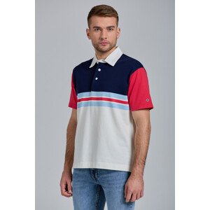 POLOKOŠEĽA GANT D2. BLOCKED STRIPE SS RUGGER modrá XXXL