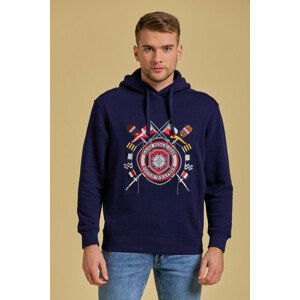 MIKINA GANT D1. RW SWEAT HOODIE modrá S