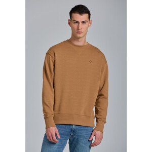 MIKINA GANT D1. ICON G ESSENTIAL C-NECK SWEAT hnedá L