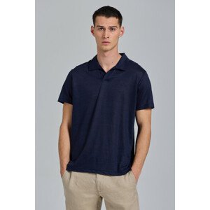 POLOKOŠEĽA GANT D2. LINEN SS RUGGER modrá 4XL