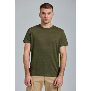 TRIČKO GANT D2. LINEN SS T-SHIRT zelená L