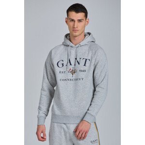 MIKINA GANT D1. GANT SAILING SWEAT HOODIE šedá M