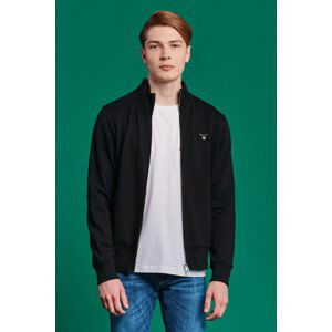 MIKINA GANT ORIGINAL FULL ZIP CARDIGAN čierna L