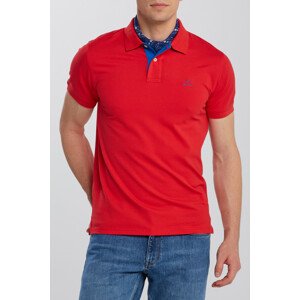 POLOKOŠEĽA GANT CONTRAST COLLAR PIQUE SS RUGGER červená L