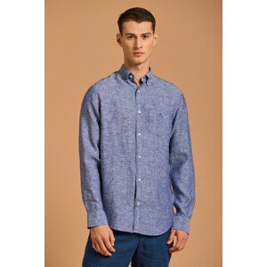 KOŠEĽA GANT D2.REG LINEN SHIRT BD modrá M