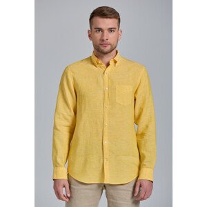 KOŠEĽA GANT D2.REG LINEN SHIRT BD žltá 4XL