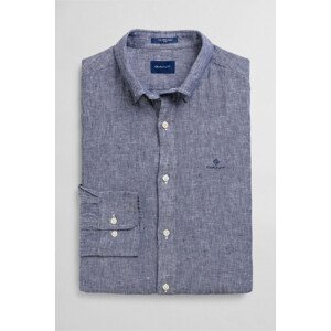 KOŠEĽA GANT D2. SLIM LINEN SHIRT BD modrá S