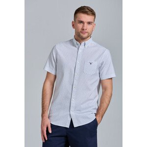 KOŠEĽA GANT D2.REG OXFORD MICRO PRINT SS BD biela S